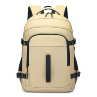 Sac à dos étanche pour ordinateur portable de 15,6 pouces pour hommes, sac à dos de voyage et d'école de grande capacité, sac à dos décontracté à plusieurs poches pour affaires