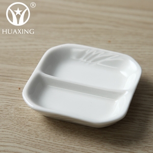 Piatto di condimento piatto di salsa di soia bianca pura in ceramica piatto di salsa di soia e aceto per uso domestico giapponese creativo pentola calda giapponese e <span class=keywords><strong>Kor</strong></span> - Product Image 5