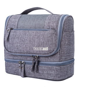 Bolsa de aseo colgante con separación para ropa seca y mojada, bolsa de viaje para maquillaje, bolsa de almacenamiento de cosméticos, bolsa de maquillaje de gran capacidad con aspecto de alta gama - Product Image 1