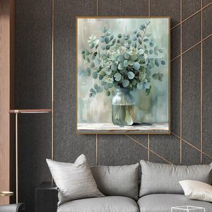 Peinture à l'huile numérique SONGWOO, fleurs, peinture acrylique <span class=keywords><strong>sur</strong></span> <span class=keywords><strong>toile</strong></span>, cadeau pour adultes, décoration murale pour la maison, <span class=keywords><strong>40x50</strong></span> cm, kits de peinture par numéros - Product Image 3