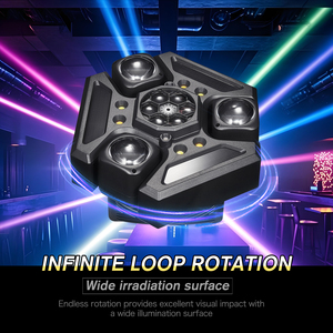 180 Wát bắt mắt stroboscopic Laser <span class=keywords><strong>DJ</strong></span> ánh sáng sân khấu Led di chuyển đầu ánh sáng với Vô Hạn hiệu ứng xoay lý tưởng cho các sự kiện Disco - Product Image 3