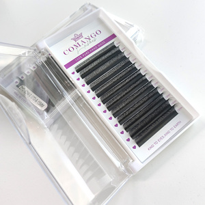 <span class=keywords><strong>Pestañas</strong></span> CoMango 4D en Forma de W con Espaciado Más Pequeño, Extensiones de <span class=keywords><strong>Pestañas</strong></span> de 12 Filas, <span class=keywords><strong>Pestañas</strong></span> Premade Fans, Maquillaje Natural y Suave - Product Image 6