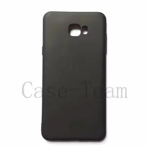 Produttore all'ingrosso opaco TPU custodie morbide smerigliate Cover posteriore in Silicone custodia per telefono cellulare per Samsung C7 Pro nero