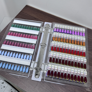 2025 từ Nail Gel cuốn sách 120/180/240 Màu sắc Nail Salon màu sắc đặc biệt tấm hiển thị cuốn sách Nail Màu biểu đồ cuốn sách - Product Image 1