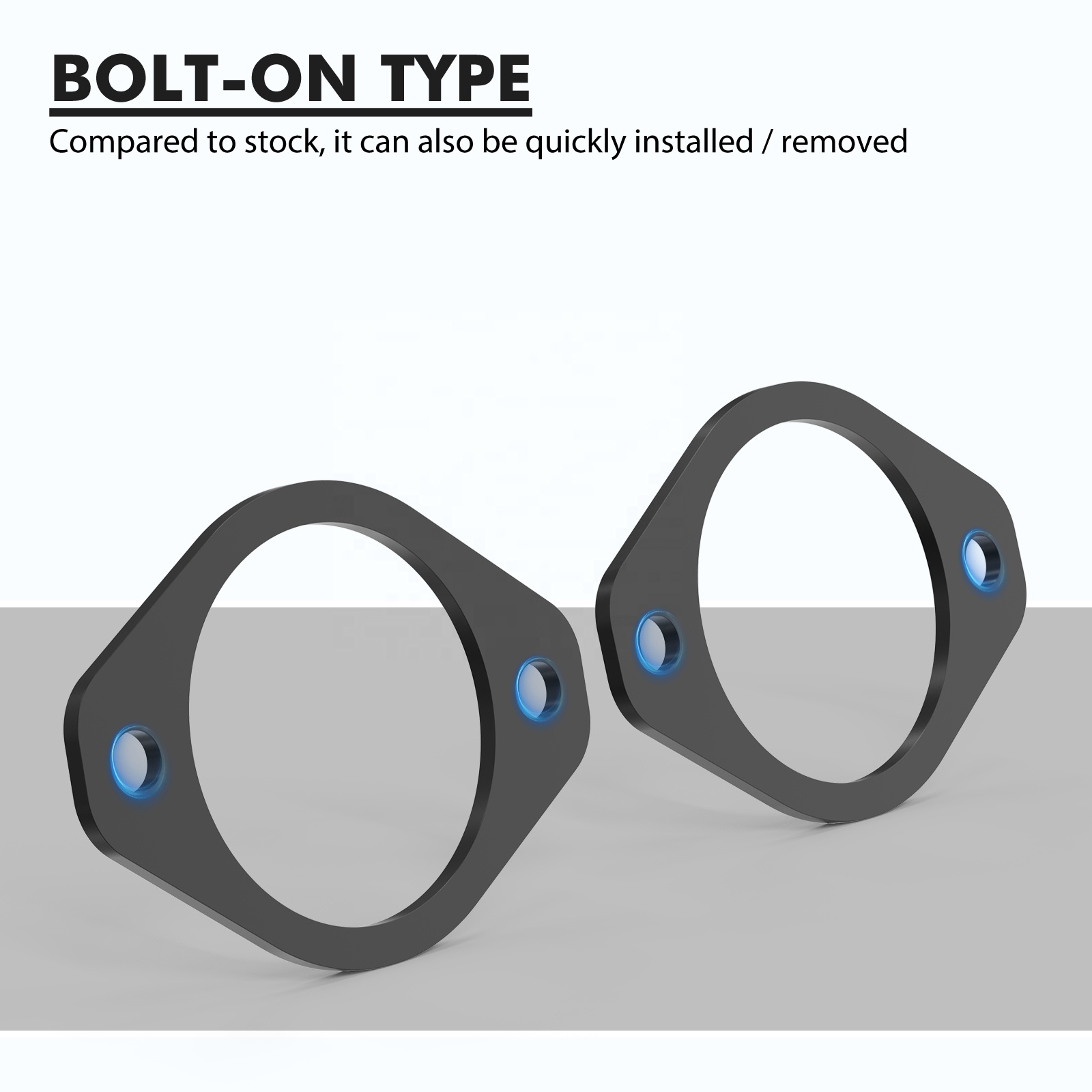 Bevinsee 2xリアサスペンションストラットマウント補強プレート