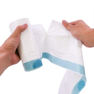 Bolsas de Basura Blancas Resistentes con Cordón de 4 Galones para Baño, Dormitorio, Hogar y Oficina - 100 Unidades/2 Rollos - Product Image 3