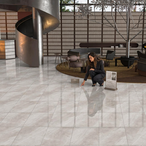 Mecedonia 600x600mm Glossy Digital Porcelain Tiles Contemporary Stone Pattern Interior Floor Collection 8mm - Product Image 4