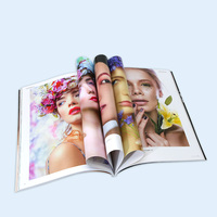 Service d'impression de magazines de mode pour filles personnalisés à bas prix avec reliure parfaite, impression offset sur papier couché et papier d'art