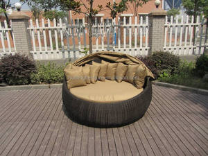 Jardín ocio cómodo piscina playa dosel tumbona diván al aire libre cojines - Product Image 5