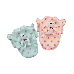 Ropa de lunares para perros y gatos con bolsillo, ropa de otoño e invierno para Teddy Bear, Bichon Frise, Bulldog Francés - Product Image 5