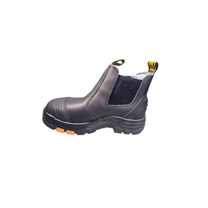 Scarpe Antinfortunistiche in Vera Pelle con Punta in Acciaio, Suola Antiscivolo in Gomma Resistente ad Alcali, Acidi e Oli, per Uso Industriale - Product Image 4