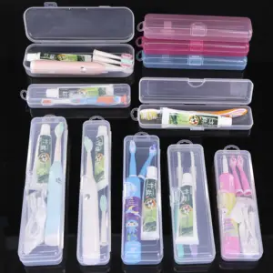Yuzmei Plastic Dental Floss Case Watch Band Box Travel Toothbrush Set Case Kid Tooth Brush Holder Bathroom Toothbrush Holder