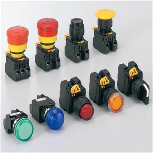 YW Series Push <b>Button</b> Panel Mount Flat <b>Button</b> YW1B-M1E10S - Product Image 3