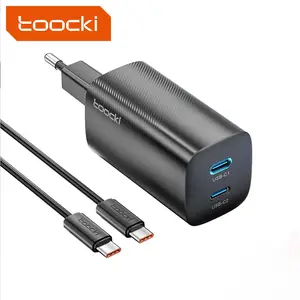 Toocki PD 65W GaN fast travel charger mobile phone accessories double type c fast charger