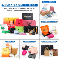 Boîtes cadeaux uniques en papier carton pliantes Boîte à pignon personnalisée en gros avec poignée Emballage personnalisé pour collations produits alimentaires