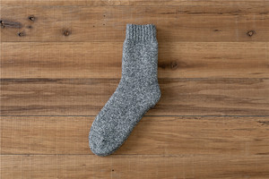 Calzini da <span class=keywords><strong>Uomo</strong></span> in Spugna Spessa con Filato Mélange, Calzini Invernali Caldi Vintage, Comodi Calzini da Casa OEM Personalizzati all'Ingrosso - Product Image 6