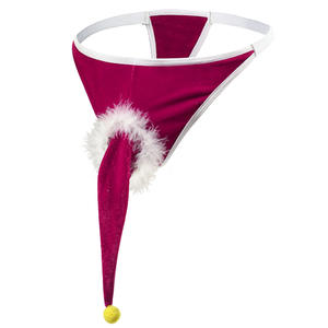 Ensemble de sous-vêtements pour <span class=keywords><strong>homme</strong></span> Tzy1103T, sexy, taille basse, respirant, en velours extensible, <span class=keywords><strong>string</strong></span>, T-pants, vente en gros, <span class=keywords><strong>Noël</strong></span> - Product Image 3