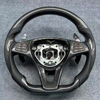 Accessoires de voiture de haute qualité pour Mercedes Benz Classe C AMG W223 W204 C63 W212 W218 W207 W172 Volant de voiture en fibre de carbone