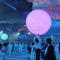 Vente flash : Boules gonflables en PVC avec éclairage LED pour fêtes, boules gonflables pour foules, boules gonflables zygotes