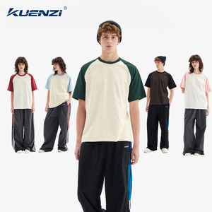 T-Shirt Bianche all'Ingrosso, 100% Cotone, Stampa Logo Personalizzata OEM, Magliette da Uomo Multi GSM Oversize con Spalle Cadenti, Streetwear Kuenzi DTG - Product Image 4