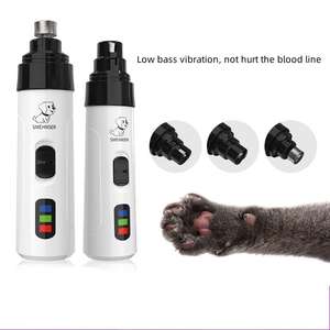 Tondeuse électrique professionnelle pour chiens et chats à 2 vitesses réglables, avec ciseaux et kit de tondeuse à batterie - Product Image 1