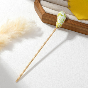 New <b>Chinese</b> style cultural and creative Song brocade hairpin, simple and retro updo hair accessory - Product Image 3