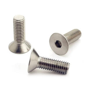 Vis à tête fraisée hexagonale à empreinte hexagonale en aluminium industriel Deying, accessoires, nickelés, vis de fixation - Product Image 3