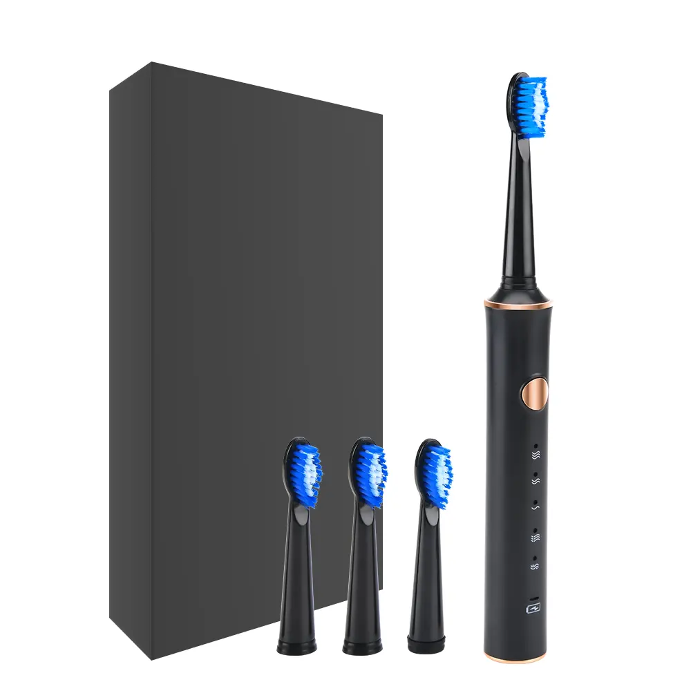 5 Modes Oral Care Automatic High Power Rechargeable Toothbrush IPX7 Waterproof Electric Sonic Toothbrush