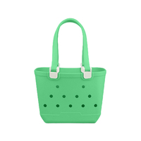 Sac de plage unisexe de luxe en EVA, grand panier fourre-tout en caoutchouc et silicone, imperméable, grande capacité