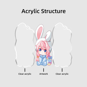 LLavero de Anime brillante de doble cara de cristal Noriaki Kakyoin DIY, adecuado para decoración de COLLAR COLGANTE - Product Image 6