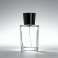 Flacon de parfum carré en verre de 75 ml avec pulvérisateur à pompe, boîte cadeau, diffuseur à bâtonnets, emballage personnalisable