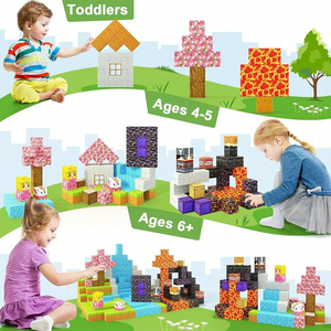 Juguete Magnético Cuadrado, Cubos Magnéticos de Construcción, Juguete Educativo para Niños, Modelo de Juguete - Product Image 6