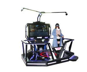 Simulatore di giochi VR interattivi 9D realtà virtuale 1 giocatori simulatore HTC 9D VR di grandi dimensioni per parco giochi VR