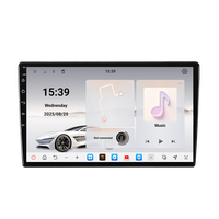 Écran radio universel 9 pouces Android 15 avec CarPlay sans fil, autoradio stéréo pour lecteur DVD de voiture, système multimédia