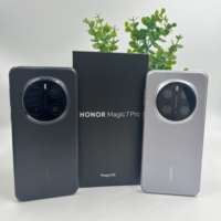 Vente en gros de smartphones Honor Magic7 Pro 5G d'occasion, 12 Go de RAM, 512 Go de stockage, écran 6,8 pouces 1,5K 120 Hz LTPO, Snapdragon 8 Elite, 200 MP, 5850 mAh, 100 W
