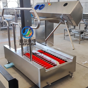 Nouvelle Station d'Hygiène Industrielle Henger pour Bottes, Machine à Laver Automatique et Stérilisante pour Usines Agroalimentaires, Station d'Hygiène Métallique - Product Image 2