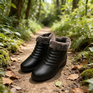 Botas de Invierno Impermeables para Mujer con Forro de Felpa y Cremallera Lateral - Botas de <span class=keywords><strong>Nieve</strong></span> Cálidas e Informales para Clima Frío - Product Image 5