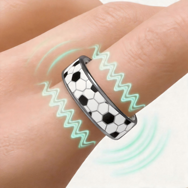 SHR SY15 Smart Health Ring App Control Heart Rate HRV Tracking Discrete Vibration Alerts Calls Messages Sleep Wellness Wireless