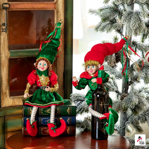 Высококачественные рождественские игрушки-эльфы - Product Image 1