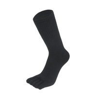 OrrinSports Chaussettes d'été à cinq doigts pour hommes et femmes, chaussettes mi-mollet Cool-max, 3 paires, respirantes, pour la course et le sport