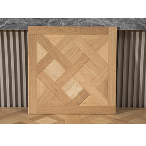 Parquet hecho a mano multicapa de Versalles de Francia, suelos de madera maciza de 15/3mm, suelo de madera compuesto cuadrado revuelto - Product Image 2