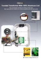 Stabilisateur de tension domestique 2000VA AVR Régulateur de tension automatique contre les fluctuations de tension importantes pour utilisation en Afrique