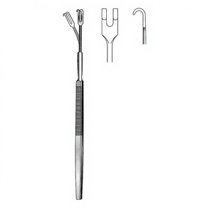 Retractor Quirúrgico Flexible de 2 Puntas con Gancho de 16 cm (6-1/4 Pulgadas), Retractor Quirúrgico de Acero Inoxidable con Gancho de 5x4 mm, Instrumento Médico - Product Image 1