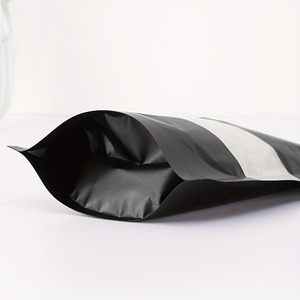 Bolsa de pie personalizada con ventana, de aluminio y plástico, con cierre zip resellable, a prueba de olores, troquelada, para alimentos y snacks - Product Image 4