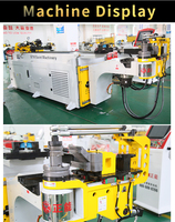 Máquina dobladora de tubos cuadrados redondos de escape automático, máquina dobladora de tubos de mandril CNC, 2 uds.