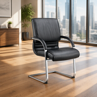 Chaise de bureau ergonomique moderne en cuir, chaise de direction à dossier haut pour bureau, chaise de patron confortable pour bureau