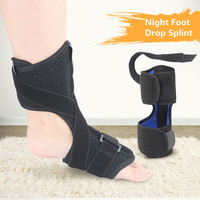 Orthèse cheville-pied fasciite plantaire attelle de nuit ajuster l'entorse de l'articulation de la cheville attelle de nuit orthèse de soutien pour pied tombant