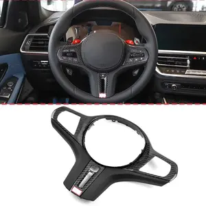 Vente flash - Kit de remplacement de la coque du volant de voiture en fibre de carbone véritable pour BMW G20 G21 G22 G26 F44 - Accessoires intérieurs - Product Image 3
