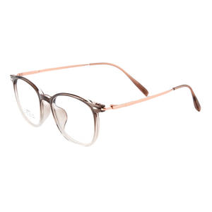Monture de lunettes ovale Danyang 98028 en TR90, unisexe, légère, monture complète, verres en résine, style preppy - Product Image 1
