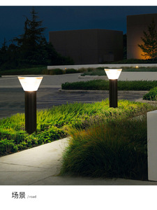 Lampe solaire LED de jardin 4,5W, IP65 étanche, en aluminium et <span class=keywords><strong>PC</strong></span>, pour pelouse et aménagement extérieur - Product Image 6